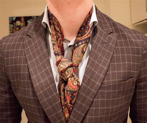 silk scarf for men.